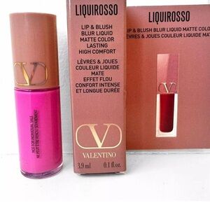 NIB Valentino lip and blush matte color